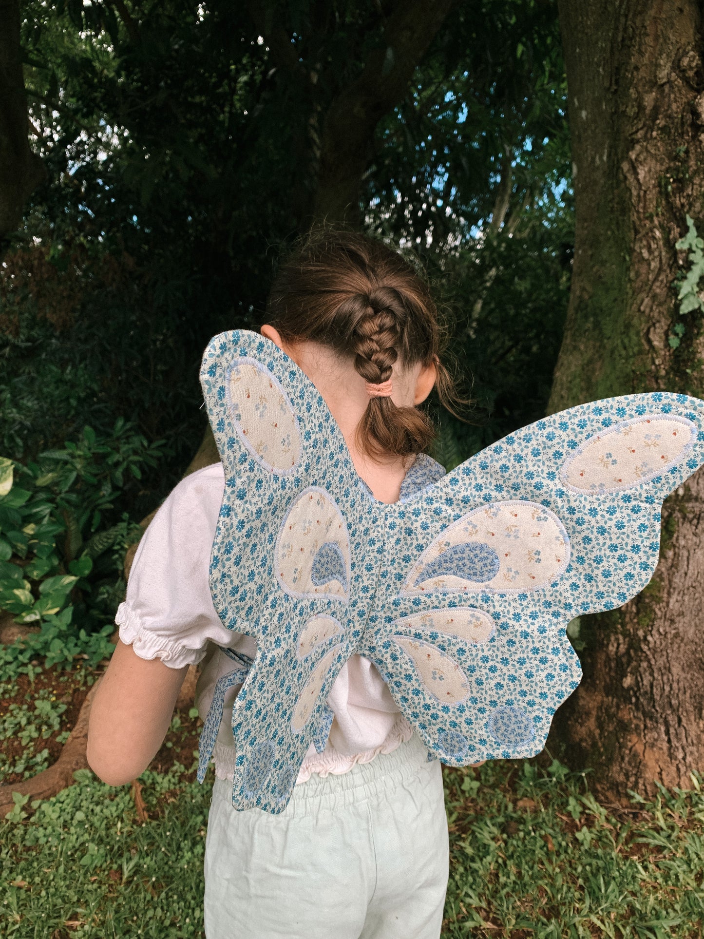 Blue Butterfly Wings