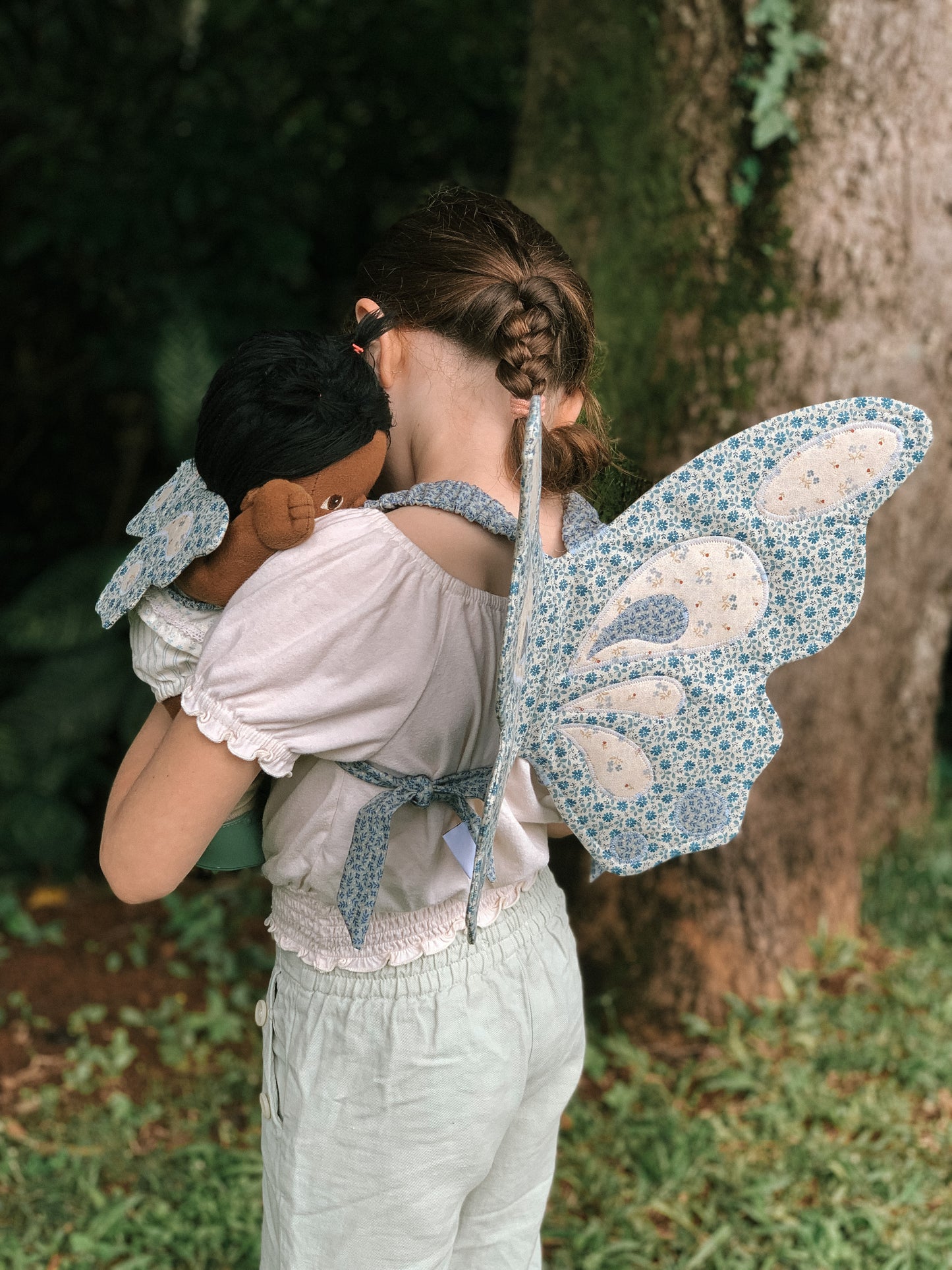 Blue Butterfly Wings