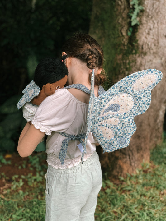 Blue Butterfly Wings